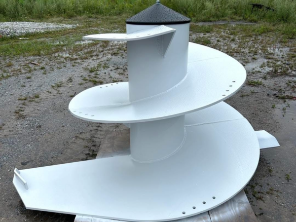 Vis à mélangeurs verticaux